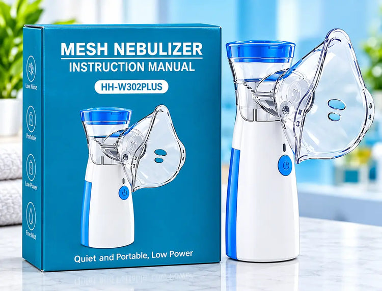 OzenCare™ Portable Mesh Nebulizer USB - Allergy & Chest Relief Kit (Kids & Adults)