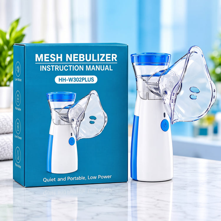 OzenCare™ Portable Mesh Nebulizer USB - Allergy & Chest Relief Kit (Kids & Adults)