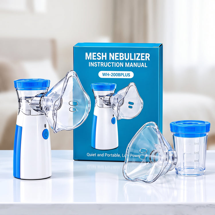 OzenCare™ Portable Mesh Nebulizer USB - Allergy & Chest Relief Kit (Kids & Adults)