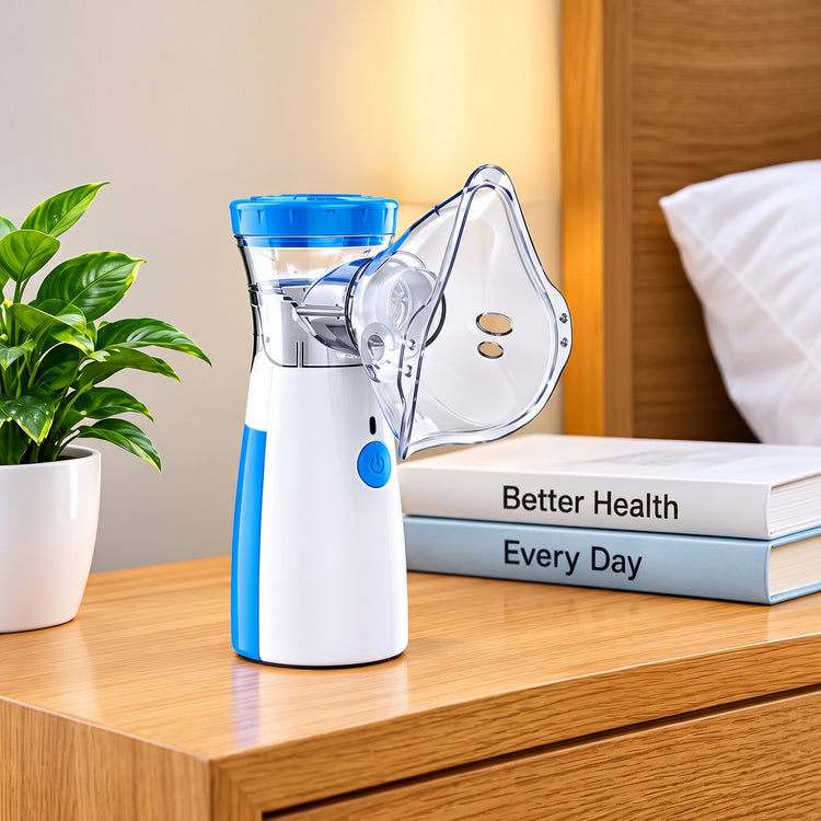 OzenCare™ Portable Mesh Nebulizer USB - Allergy & Chest Relief Kit (Kids & Adults)